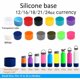 thumbnail image 2 of Funda de silicona antideslizante para taza de 7,5 cm, base de silicona para taza de acero inoxidable, funda de silicona, 2 of 8