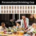 thumbnail image 4 of Vaso de vidrio Wulcea con monograma, 500 ml, con tapa y pajita, 4 of 6