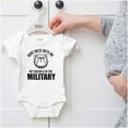 thumbnail image 5 of Tough Dog My Cousin in the Military Romper Boys or Girls Infant Baby Brisco Brands 12M, 5 of 7