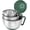 Set of 3-Green, variant on Rorence 3-Piece Non-Slip Mixing Bowls Set, Stainless Steel Nesting Salad Bowls with Pour Spout, Handle and Lids, 1.5/3/5 Quart, Black