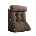 thumbnail image 2 of Wedge Pillow – Reading & Bed Rest Pillow for Sitting in Bed, Couch, or Floor, Multi-Purpose Headboard Wedge for Sleeping, Leg & Back Support, Neck Cushion & Washable Cover, 2 of 9