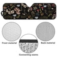 thumbnail image 6 of Yuyamidu Mushroom Windshield Shade for 2018-2024 2025 Jeep Wrangler JL / 2020-2024 Jeep Gladiator JT Accessories Butterfly Front Window Sun Shade Sun Visor Foldable Blocks UV Rays, 6 of 7