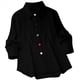 thumbnail image 2 of Camisa Informal de Moda para Mujer, con Botones, Cuello , Blusas Holgadas y Regulares, Blusas de Otoño Negro L, 2 of 7