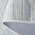 thumbnail image 6 of SAFAVIEH Mila Coretta Striped Polyester Area Rug, Light Blue/Gray, 6'7" x 6'7" Square, 6 of 8