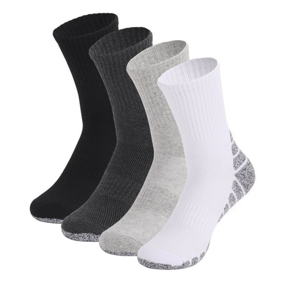 JGTDBPO 4 Pairs Outdoor Sports Mountaineering Socks For Women Unisex Ski Socks Winter Warm Outdoor Sports Mountaineering Socks Rmal Knee High Warm Socks For Snowboarding Hiking Snow Hunting