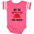thumbnail image 3 of Inktastic My Tia Loves Me Nephew Boys or Girls Baby Bodysuit, 3 of 5