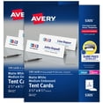 thumbnail image 1 of Tarjetas de Tienda Plegables para Imprimir Avery Sure Feed 2 Paquetes 200 Tarjetas Blancas, 1 of 8