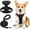 Black, variant on DMISOCHR No Pull Dog Harness and Leash Set Walking Breathable Mesh Large Dog Vest Harness Soft Padded