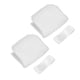 thumbnail image 1 of Faldas largas de tul para sillas para bodas, banquetes y cumpleaños. Juego de 2 en color blanco. Decoración elegante y accesorios para fotografías., 1 of 8