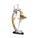 thumbnail image 4 of Estatua de bailarina, adorno de escritorio, artesanía, elegante decoración, figura de bailarina para Oro, 4 of 9