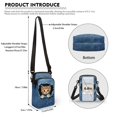 thumbnail image 6 of HELLHERO Cowboy Cat Pattern Design Women Crossbody Bag for Women Polyester Cross Body Purse with with Shoulder Strap, 6 of 7