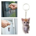 thumbnail image 5 of SSKFHGI 6cm Food Cat 5 Styles (Buy 5 And Get 5) Food Cat Cat Head Banana Cat Expression Keychain Net Celebrity Sand Sculpture Spoof Cat Xiaohongshu Hot-Selling Schoolbag Pendant, 5 of 8