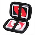 thumbnail image 1 of caja para naipes, estuche rígido de viaje de goma EVA para naipes clásicos (cartas no incluidas), color negro, 1 of 5