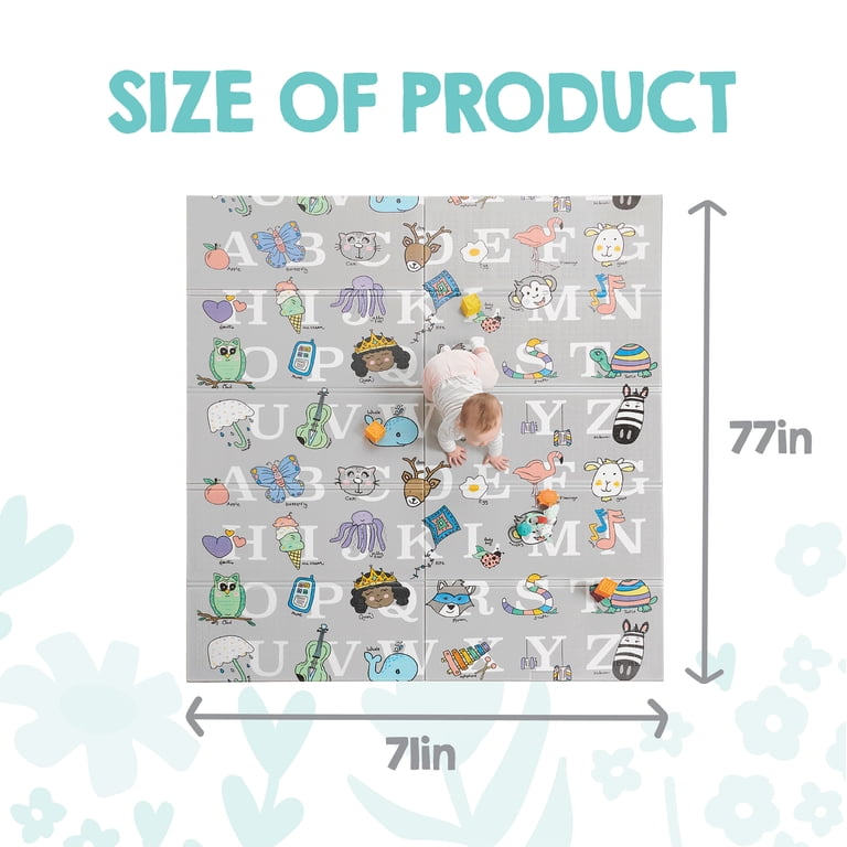 Regalo My Play Mat, Reversible Foldable Foam, Extra Large photo 3