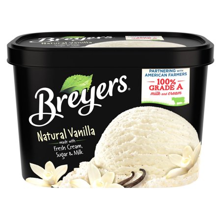 Breyers Original Natural Vanilla Ice Cream 48 oz - Walmart.com