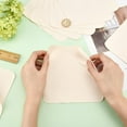 thumbnail image 4 of 20Pcs 5.9 Inch Chamois Pottery Tools Chamois Cloth Shammy Towel Suede Fiber Glasses Cleaning Cloth Absorbent Fast Drying Natural Chamois Car Wash Cloth for Pot Rim Smoothing Pottery Beige, 4 of 8
