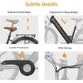 thumbnail image 6 of Heybike Cityscape 2.0 Electric Bike 500W Electric City Cruiser Bicycle Up to 50 Miles with Removable Battery, UL Certified 26" Electric Commuter Bike for Adults, 7-Speed and Front Suspension, Class 2, 6 of 6