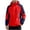 Red, variant on StSilkitty Men's Rain Jacket Color Block Long Sleeve Full Zip Windbreaker Waterproof Hooded Raincoat with Pockets