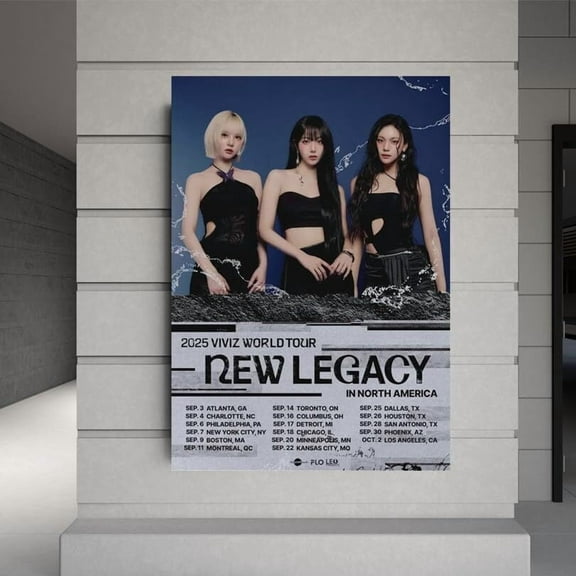 Korean Artist K-Pop Viviz - 2025 Viviz World Tour New Legacy North America Poster