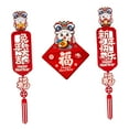 thumbnail image 3 of Traditional Lunar Chinese New Year Spring Couplets Fu Character Sticker Blessing Door Stickers Decorations Party Favours for Home Bedroom , Wear Hat, 3 of 9