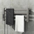 thumbnail image 3 of Accesorios de baño en blanco y negro, secador de toallas. Toallero eléctrico con pantalla táctil inteligente. Toallero eléctrico doméstico montado en la pared., 3 of 5