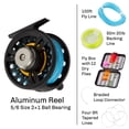 thumbnail image 3 of RAD Sportz Fly-Fishing Rod & Reel Combo- Starter Set with Travel Bag, 3 of 7