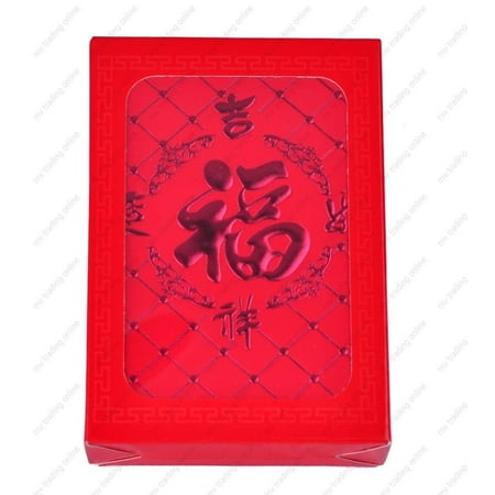 Harmony Rod - M.V. Trading LCK33601-2 Chinese Money Envelopes for Wealth, Harmony and Good Luck, Red Color, Pack of 40