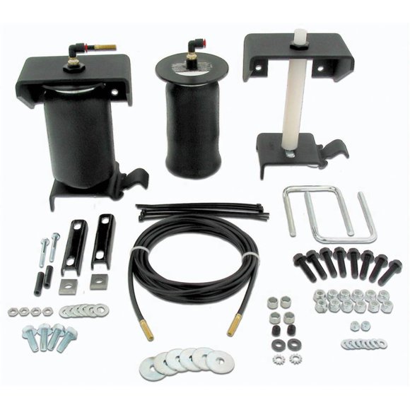 Air Lift Helper Spring Kit 59565 Ride Control; Air Spring; Mounts Between Leaf Springs And Vehicle Frame; Upto 2000 Pounds Of Leveling Capacity; Air Adjustable From 5 To 100 PSI; Rubber