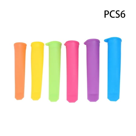 

Raindrops 6Pcs Ice Cream Moulds For Summer Use And Home Cooking In Assorted Color 11.8x1.4x1.4in