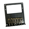 thumbnail image 3 of yotijay Electric Guitar Bridge Spare Parts Alloy 6 Saddle with Screws Wrench Replacement strips, 3 of 9