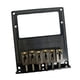 thumbnail image 3 of Puente de guitarra eléctrica Conjunto de puente de guitarra cromado con 6 selletas Bajo Luthier tiras, 3 of 9