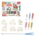 thumbnail image 1 of DIY Crystal Paint Art Kit for Kids | 3D Baking Graffiti, Coloring & Sticker Painting | 30ml Paints for School Crafts, Christmas Gifts & Family Activities | Ages 3+, 1 of 6