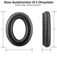 thumbnail image 2 of Almohadillas para Bose QuietComfort 35 ii, almohadillas de repuesto de primera calidad para Bose, 2 of 4