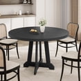 thumbnail image 1 of Dining Table for 4 to 6 People, 47 in Round Dining Table, Wooden Kitchen Table with Sturty Legs, Dining Room Table for Dining Room, Kitchen, 1 of 7