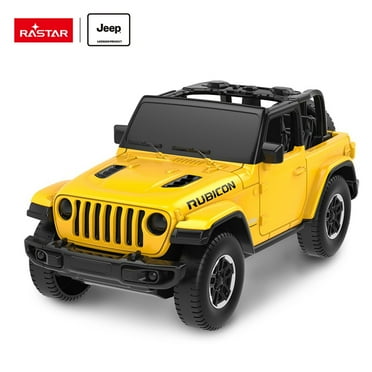 Jeep Wrangler Rubicon (Open) Car [1:43 scale in Yellow]
