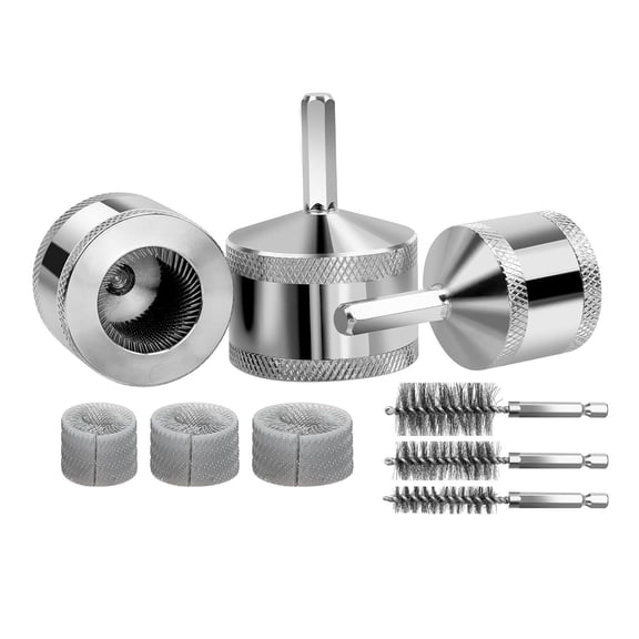 Professional Copper Tube Cleaning Set Drill Brush Aluminum Alloy Construction