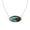 labradorite, variant on Solid 925 Sterling Silver Necklace For Women, Genuine Black Onyx Cabochon Oval Gemstone Unique Handcrafted Necklace Gift For Her