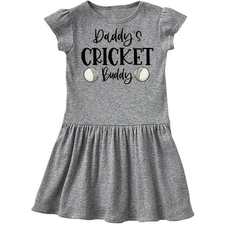 

Inktastic Daddy s Cricket Buddy Gift Toddler Girl Dress