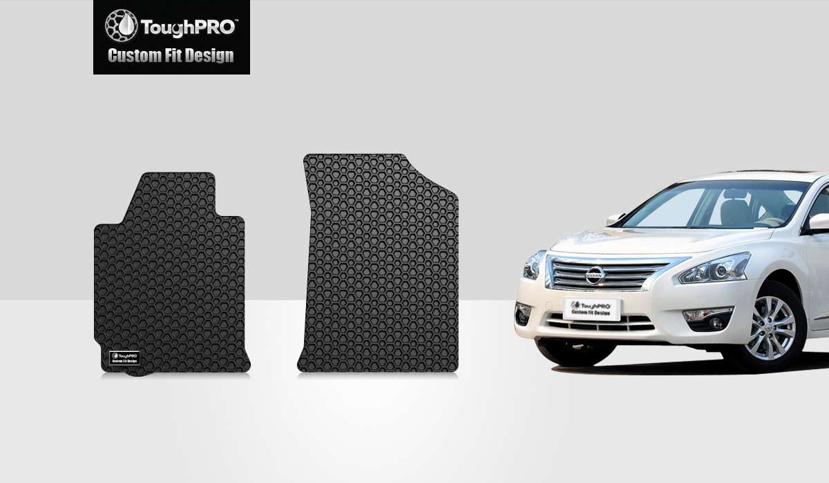 ToughPRO Two Front Mats Compatible with NISSAN Altima All Weather