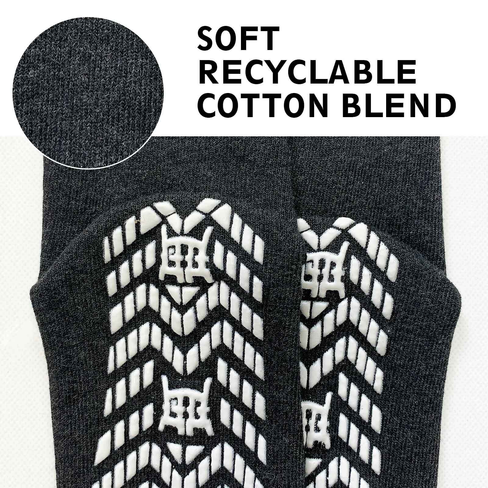 AMITOFO Non-Slip Grip Socks, 5-Pairs photo 8