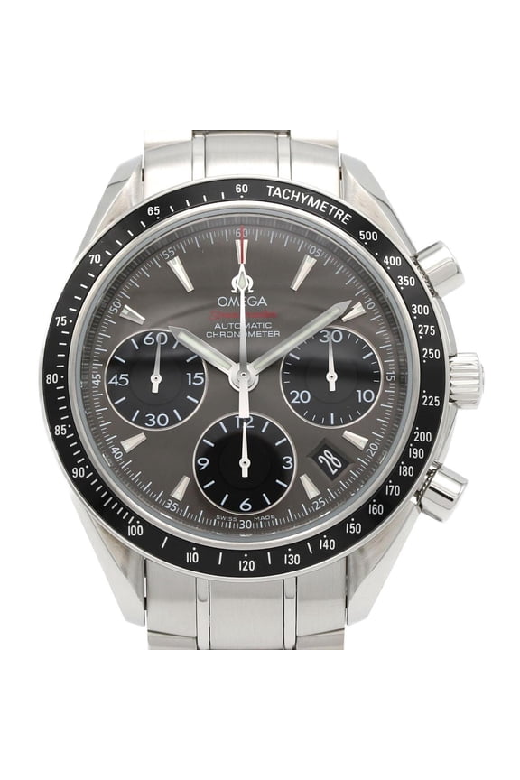 Pre-Owned Omega Speedmaster Date 323.30.40.40.06.001 Stainless Steel Automatic Watch