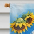 thumbnail image 3 of Maltese in Sunflowers House Flag, 3 of 5
