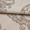 thumbnail image 3 of Michael Amini Rosewood 50" x 96" Grommet Window Curtain Panel in Silver, 3 of 5