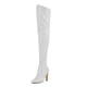 thumbnail image 1 of Dream Pairs - Botas altas hasta el muslo para mujer, tacones por encima de la rodilla, botas largas y sexis con punta en pico DOB214 Dream Pairs DOB214, 1 of 4