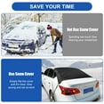 thumbnail image 5 of Rear Window Snow Cover, 600D All-weather Protection Window Cover with Long Flaps and Magnets Fit for Most Cars, 5 of 7