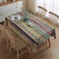thumbnail image 2 of Rectangle Waterproof Tablecloth 60×84 Inch,Bohemian Style Reusable Indoor/Outdoor Durable Table Cover for Party Kitchen Dinner Room Decor, 2 of 5
