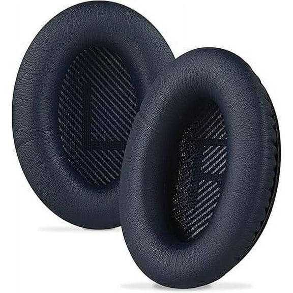 Ear Pads for QC45/QC35/35 ii Gaming/QC15/25/AE2/AE2i/AE2w SoundTrue SoundLink Around-Ear Headphones Replacement Ear Cushions, Ear Covers, Headset Earpads (Protein Leather/Midnight Blue)