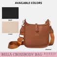 thumbnail image 5 of KEDZIE Bella Vegan Leather Crossbody Bag, Chestnut, 5 of 9