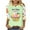 AA-Green, variant on lcziwo Sales for Today Easter Shirt for Women Loose Casual Bunny Rabbit Print Casual Round Neck Tee Shirts 2025 Spring 3/4 Sleeve T-Shirt Tops Green L