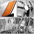 thumbnail image 5 of CCIYU headlights assembly For Honda Accord 2003-2007 With protective coating Chrome Housing Amber Corner(Reflector) Clear Lens, 5 of 5